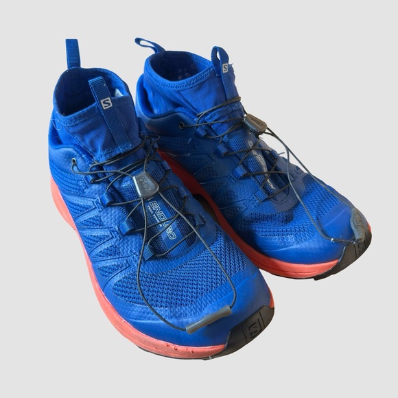 Salomon Men's Blue/Orange XA Enduro Trail Running Sneakers US9